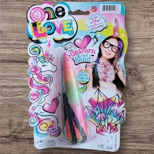 Unicorn Headband Rainbow‎ Soft Cotton Stuffed Elastic Band Girls Hair Accessory